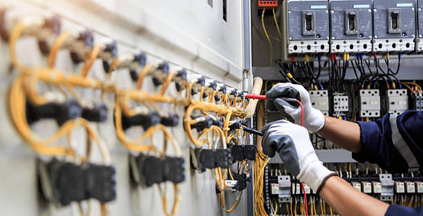 Professional Electrician technician working in Shiner, TX